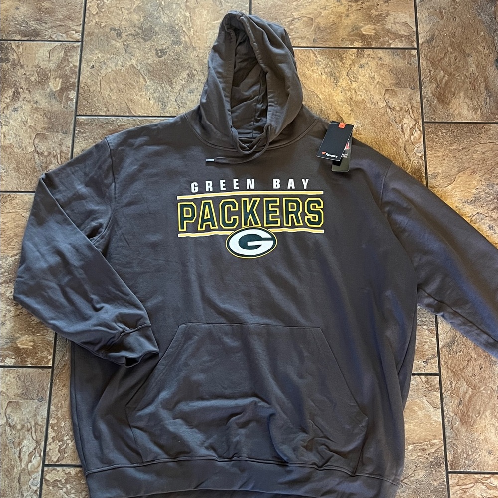 Fanatics Green Bay Packers Charcoal Hoodie